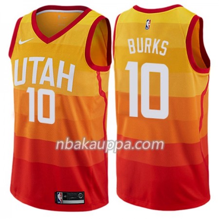 Utah Jazz Alec Burks 10 Nike City Edition Pelipaidat Swingman - Miesten